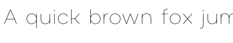 Preview of FONTSPRING DEMO - Masiva Thin Regular font