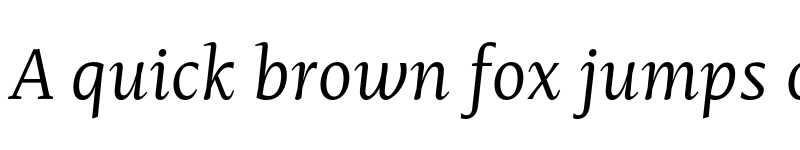 Preview of FONTSPRING DEMO - Mastro Caption Book Italic Regular font