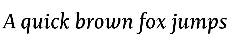 Preview of FONTSPRING DEMO - Mastro Caption Medium Italic Regular font