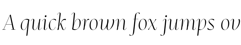 Preview of FONTSPRING DEMO - Mastro Display Ex Light Italic Regular font