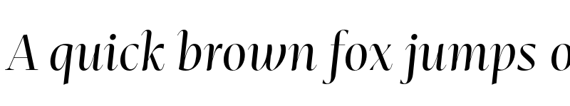 Preview of FONTSPRING DEMO - Mastro Display Italic font