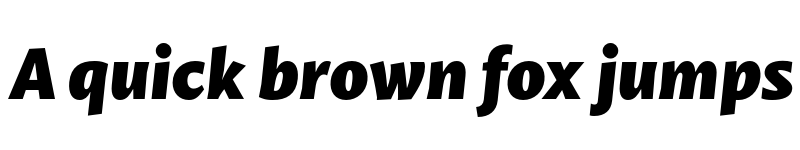 Preview of FONTSPRING DEMO - Mastro Sans Black Italic Regular font