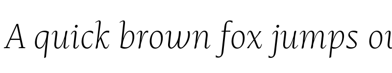 Preview of FONTSPRING DEMO - Mastro Text Extra Light Italic Regular font