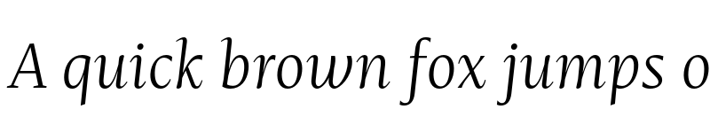 Preview of FONTSPRING DEMO - Mastro Text Light Italic Regular font