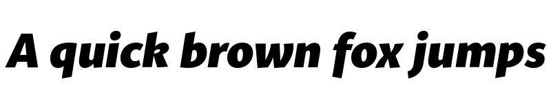 Preview of FONTSPRING DEMO - Mato Sans ExtraBold Italic Regular font