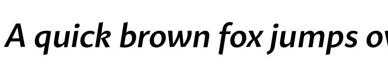 Preview of FONTSPRING DEMO - Mato Sans Medium Italic Regular font