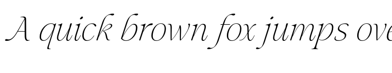 Preview of FONTSPRING DEMO - Mauren ExtLt Italic font