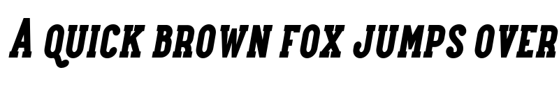 Preview of FONTSPRING DEMO - Maxwell Slab Bold Italic SC font