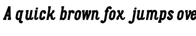 Preview of FONTSPRING DEMO - Maxwell Slab Bold Italic font