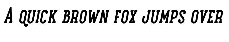 Preview of FONTSPRING DEMO - Maxwell Slab DemiBold Italic SC font