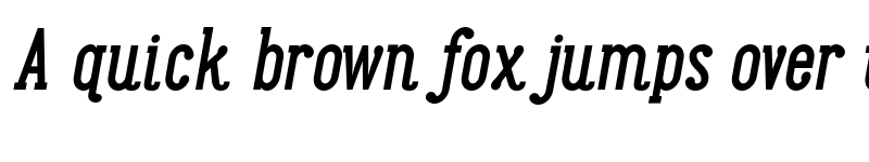 Preview of FONTSPRING DEMO - Maxwell Slab DemiBold Italic font