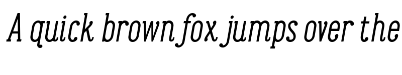 Preview of FONTSPRING DEMO - Maxwell Slab Italic font