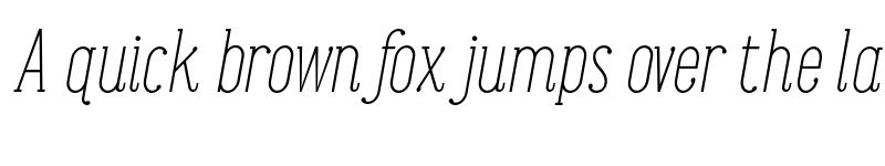 Preview of FONTSPRING DEMO - Maxwell Slab Light Italic font