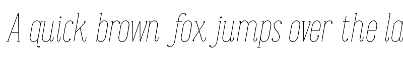 Preview of FONTSPRING DEMO - Maxwell Slab UltraLight Italic font