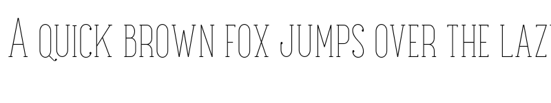 Preview of FONTSPRING DEMO - Maxwell Slab UltraLight SC font