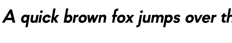 Preview of FONTSPRING DEMO - Mazzard L Bold Italic font