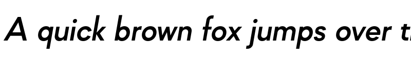 Preview of FONTSPRING DEMO - Mazzard L SemBd Italic font