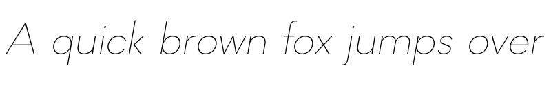 Preview of FONTSPRING DEMO - Mazzard L Thin Italic font