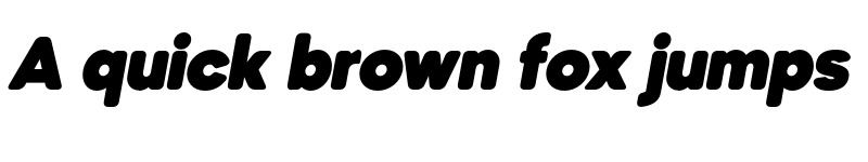 Preview of FONTSPRING DEMO - Mazzard Soft H Black Italic font