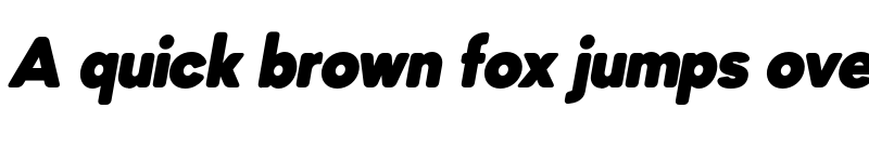 Preview of FONTSPRING DEMO - Mazzard Soft M Black Italic font