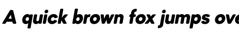 Preview of FONTSPRING DEMO - Mazzard Soft M ExtBd Italic font