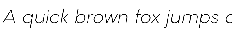 Preview of FONTSPRING DEMO - Mazzard Soft M ExtLt Italic font