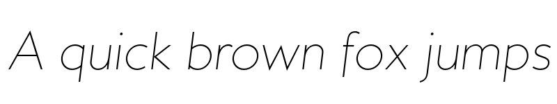 Preview of FONTSPRING DEMO - MB Empire Thin Italic font