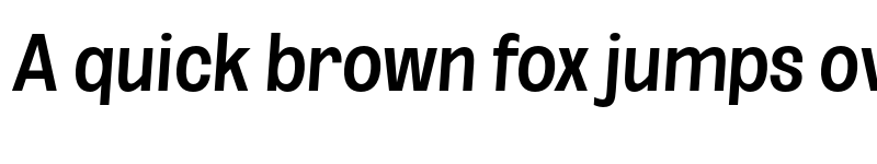 Preview of FONTSPRING DEMO - Med ExtCond SeObli Italic font