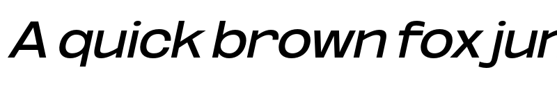 Preview of FONTSPRING DEMO - Med ExtExp UtObli Italic font