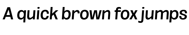 Preview of FONTSPRING DEMO - Med SemCond SeObli Italic font