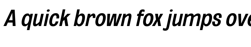 Preview of FONTSPRING DEMO - Med UltCond UtObli Italic font