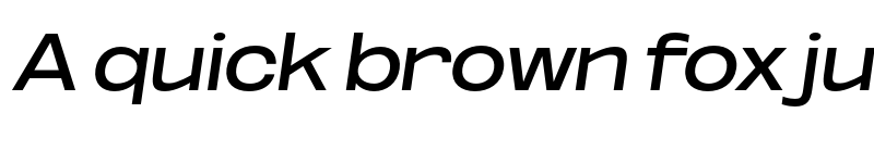 Preview of FONTSPRING DEMO - Med UltExp Obli Italic font