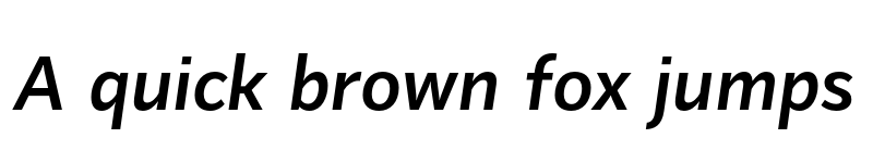 Preview of FONTSPRING DEMO - Mediator Bold Italic font