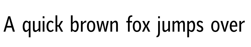 Preview of FONTSPRING DEMO - Mediator Cond Regular font