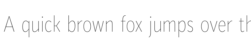 Preview of FONTSPRING DEMO - Mediator Cond Thin Regular font