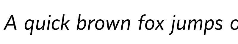 Preview of FONTSPRING DEMO - Mediator Italic font