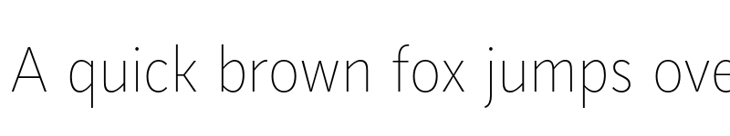 Preview of FONTSPRING DEMO - Mediator Narrow Ultra Light Regular font