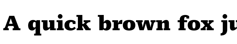 Preview of FONTSPRING DEMO - Mediator Serif Black Regular font