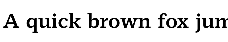 Preview of FONTSPRING DEMO - Mediator Serif Bold Regular font