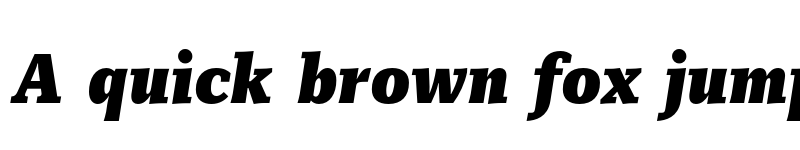 Preview of FONTSPRING DEMO - Mediator Serif Narrow Black Italic font