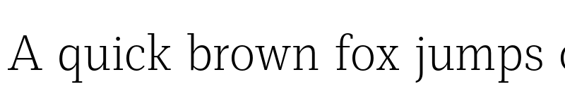 Preview of FONTSPRING DEMO - Mediator Serif Narrow ExtLt Regular font