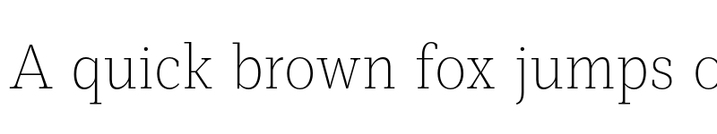 Preview of FONTSPRING DEMO - Mediator Serif Narrow UltLt Regular font