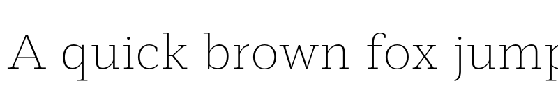 Preview of FONTSPRING DEMO - Mediator Serif Ultra Light Regular font