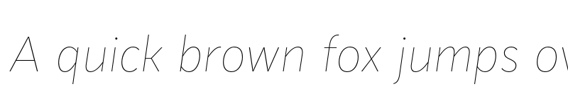 Preview of FONTSPRING DEMO - Mediator Thin Italic font