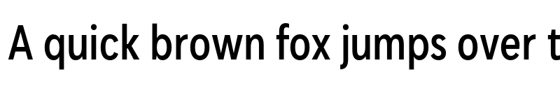 Preview of FONTSPRING DEMO - Medium Cn Regular font