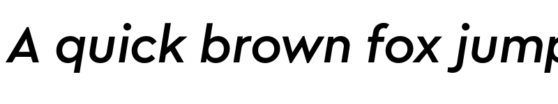 Preview of FONTSPRING DEMO - Medium Italic Italic font