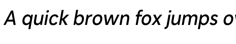 Preview of FONTSPRING DEMO - Medium Nr It Italic font