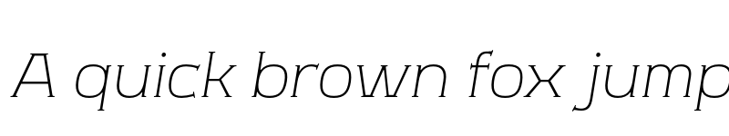 Preview of FONTSPRING DEMO - Meguro Serif Light Italic font