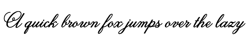 Preview of FONTSPRING DEMO - Melany Lane Bold font