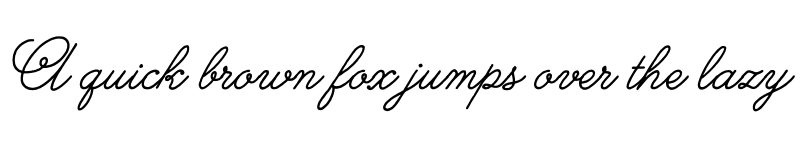 Preview of FONTSPRING DEMO - Melany Lane Regular font